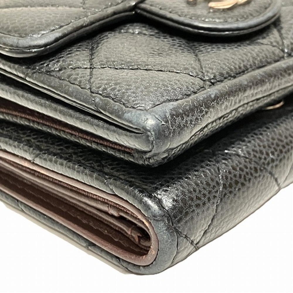 CHANEL Black Coco Mark Wallet - Picture 6 of 9